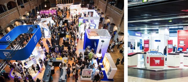 Why do companies use trade show booths?